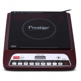 Prestige PIC 20 1200 Watt Induction Cooktop with Push button (Maroon)